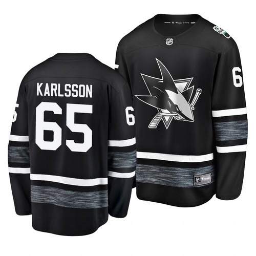 Sharks Erik Karlsson Trikot Schwarz 2019 NHL All-Star